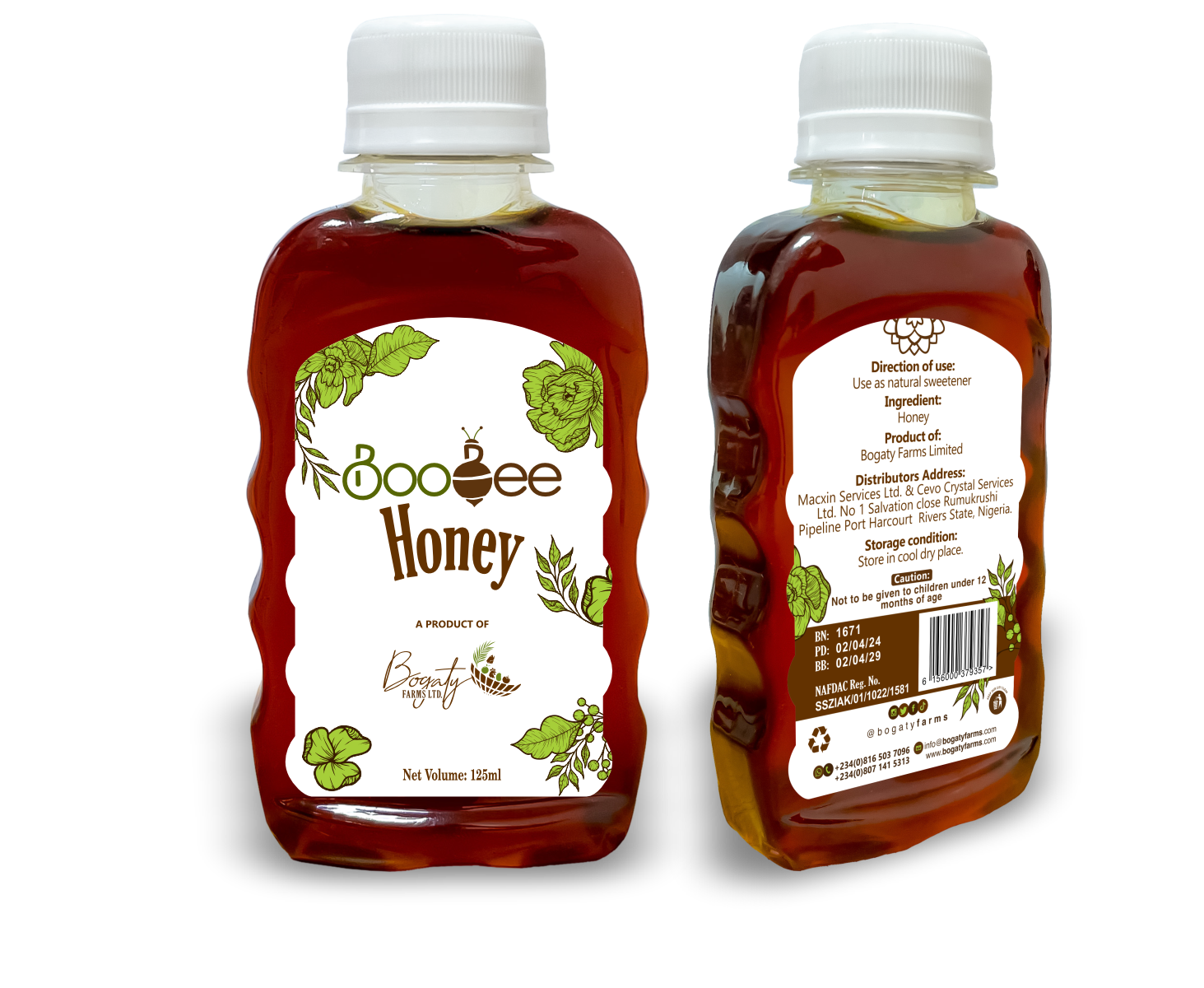 BooBee Honey 125ml Duo Value Pack (Set of 2)